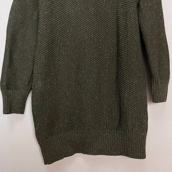 Prana Sangria Fields Sweater Dress Women Turtleneck Green Long Sleeves Medium - Picture 9 of 15
